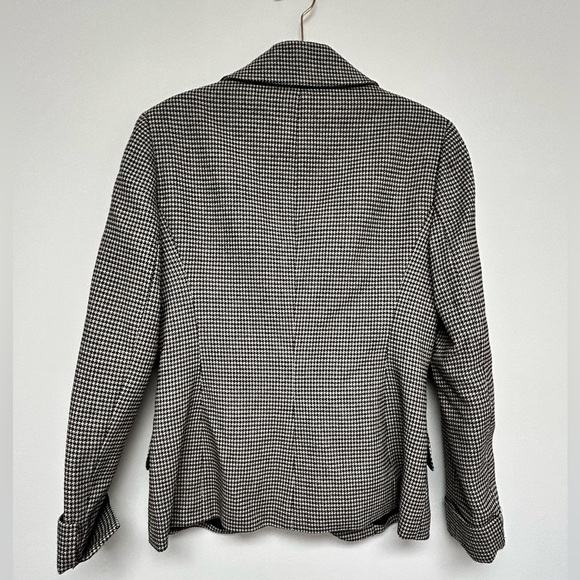Dana Buchman Houndstooth Black and White Blazer Women’s size 4 - Picture 6 of 9